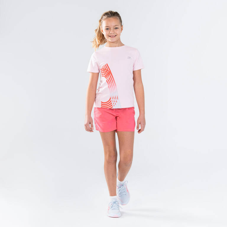 AT 300 kid's running SL breathable T-shirt - pale pink