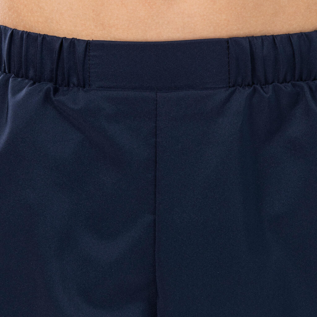 Short baggy enfant de running ou athlétisme AT 100 bleu marine