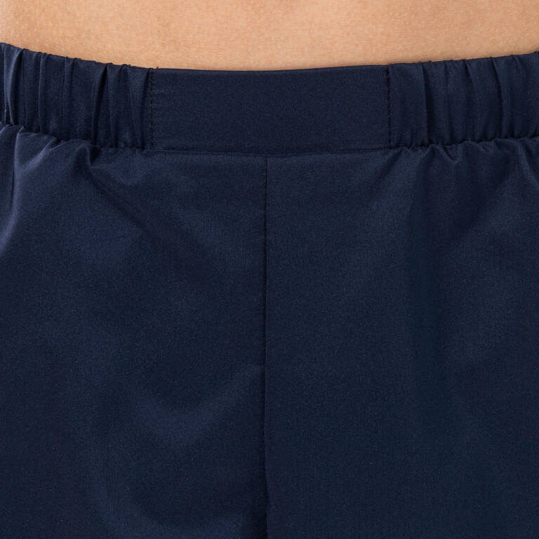 Kids' Baggy Running & Athletics Shorts AT 100 - Navy Blue