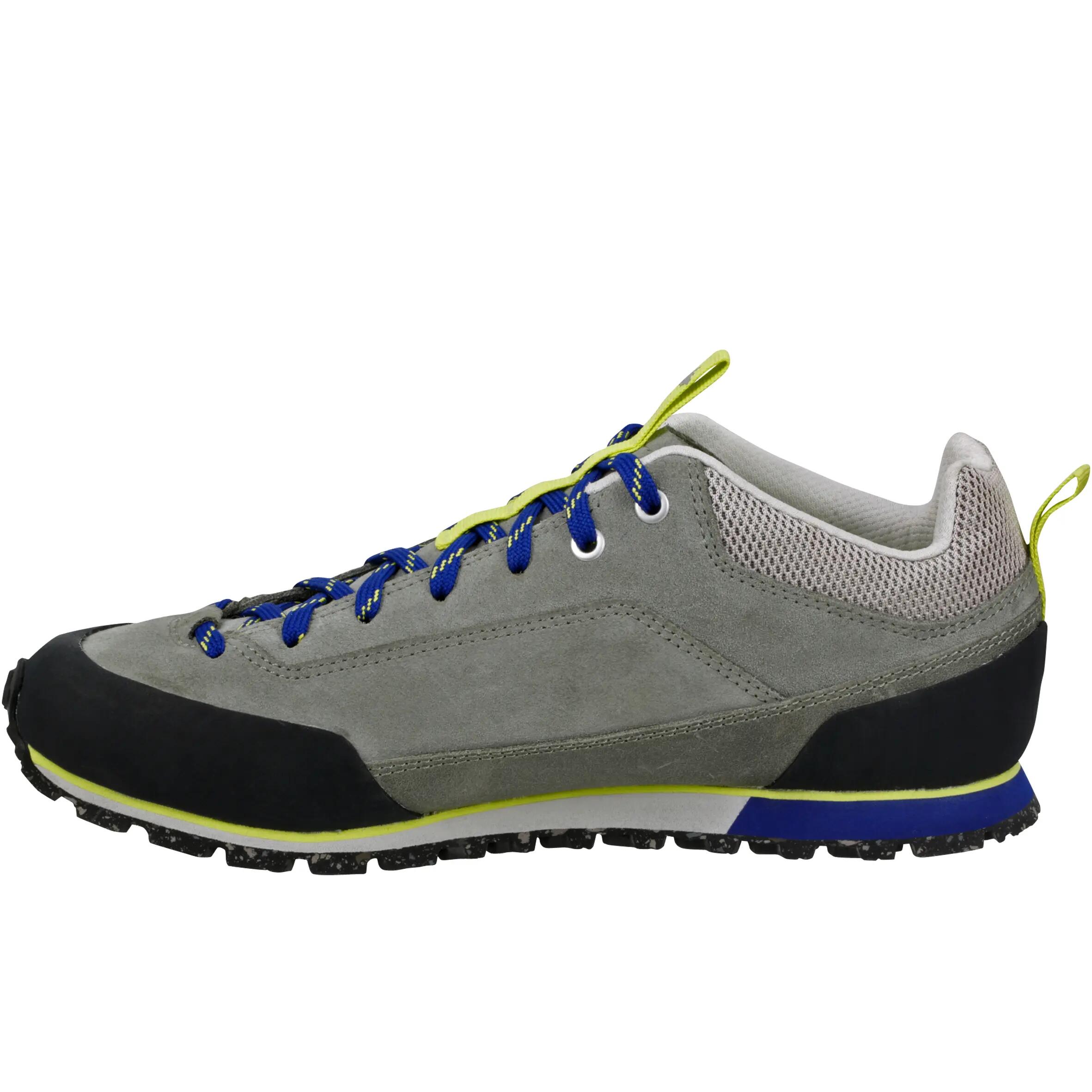 Arpenaz 500 Women's leather hiking boots - grey/yellow 7/17