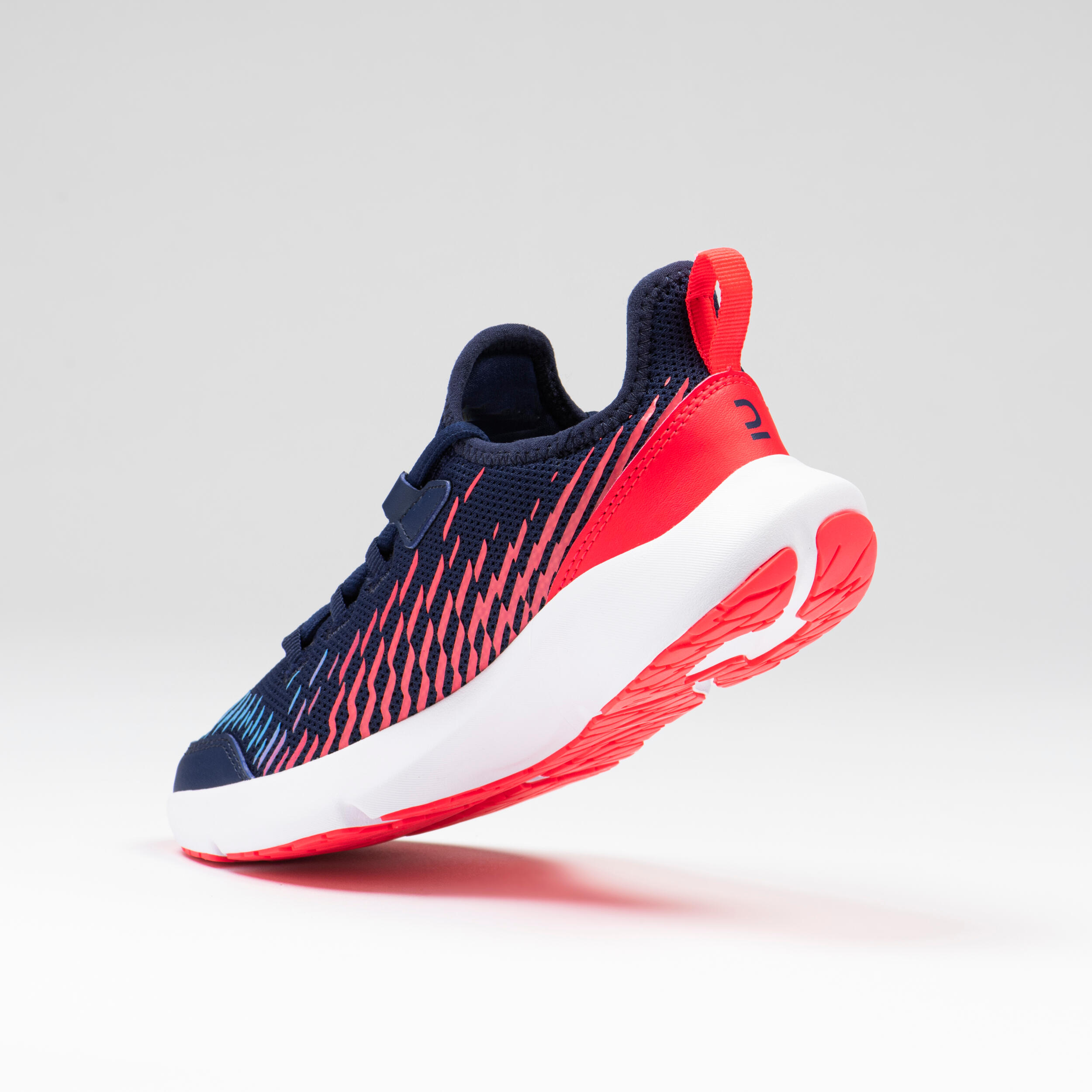 Lightweight and flexible lace-up trainers for children, AT Flex blue and pink 3/15