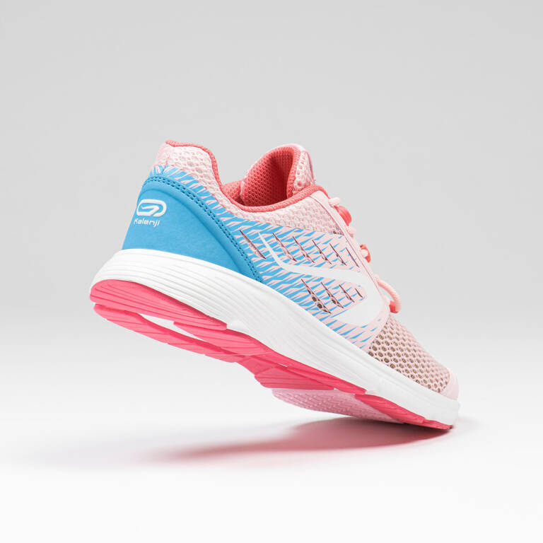 Kids' Running and Athletics Shoes AT Breath - pink and blue