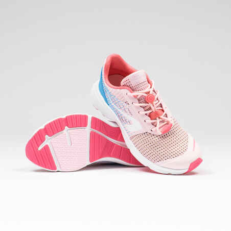 Kids' Running and Athletics Shoes AT Breath - pink and blue