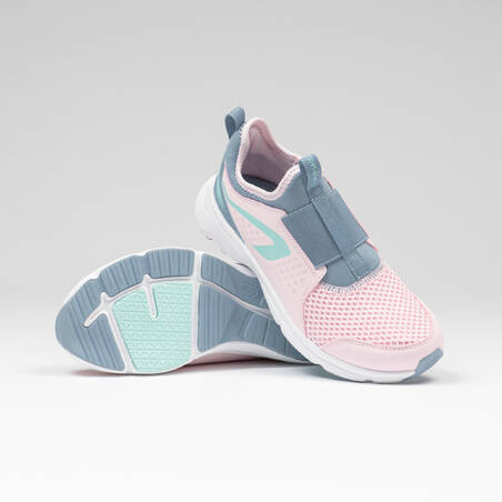 Kids' Running and Athletics Shoes Run Support Easy - pink and grey