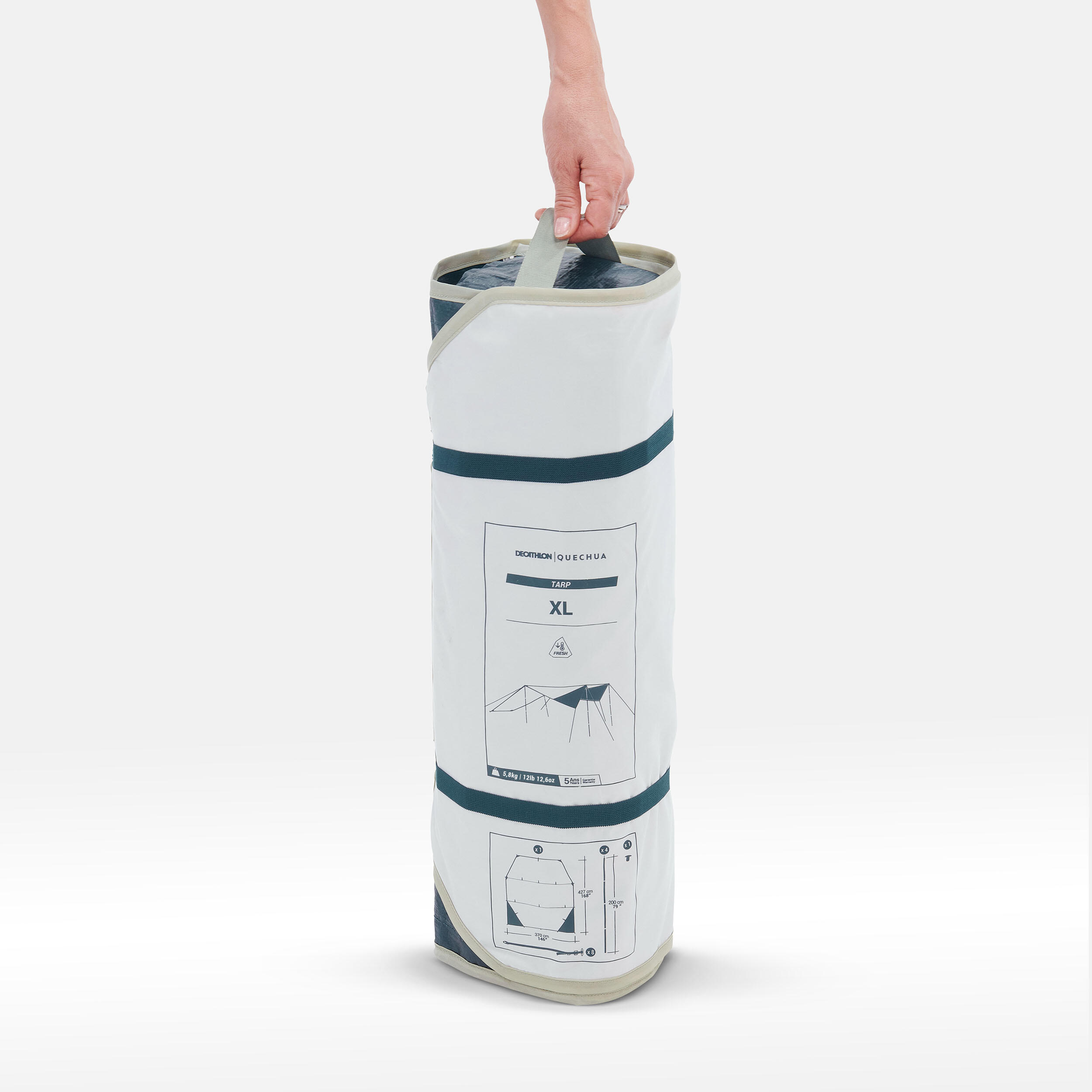 MULTIFUNCTION TARP CAMPING SHELTER FRESH XL