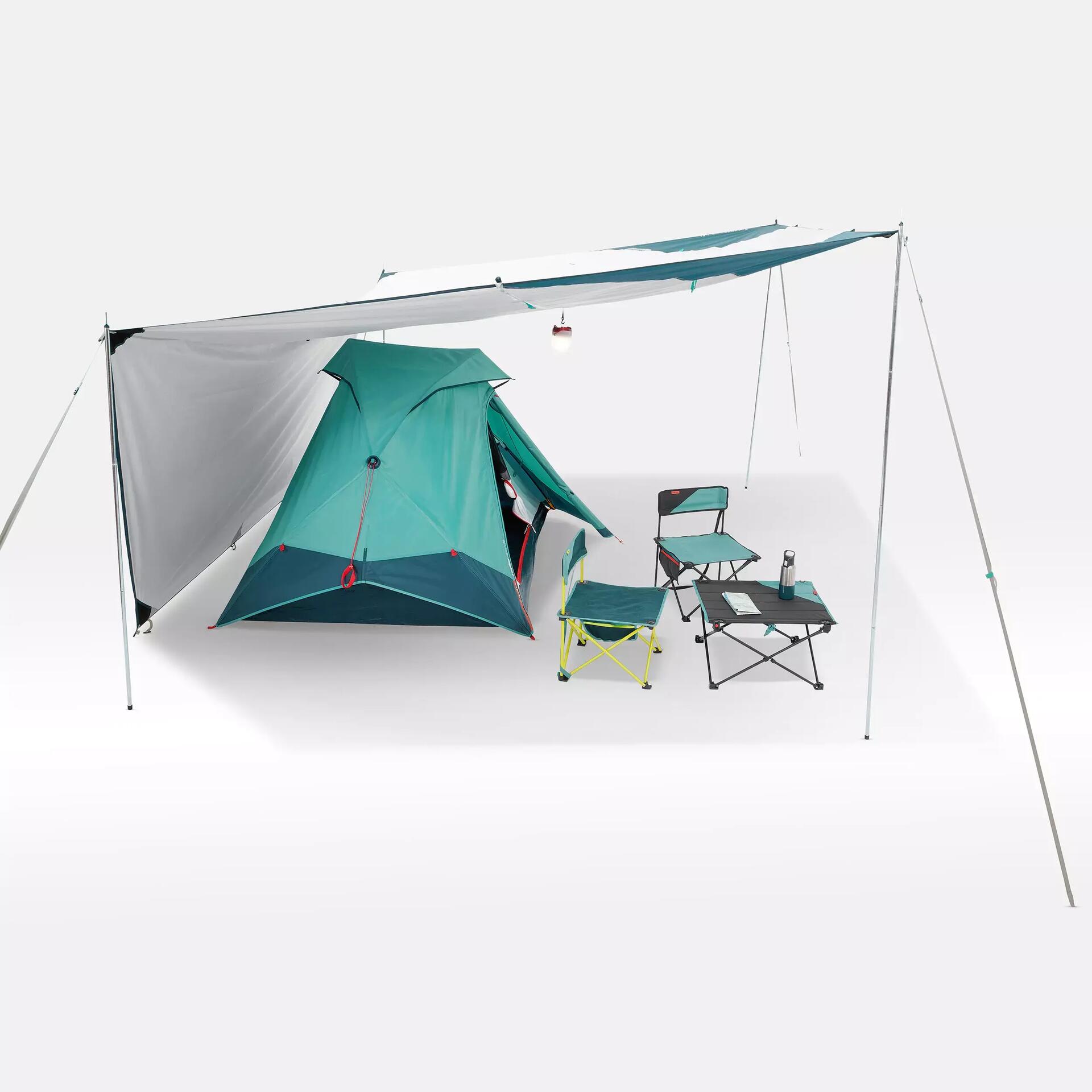 QUECHUA (ケシュア) キャンプ 多機能 タープ・ヘキサタープ UVカット 