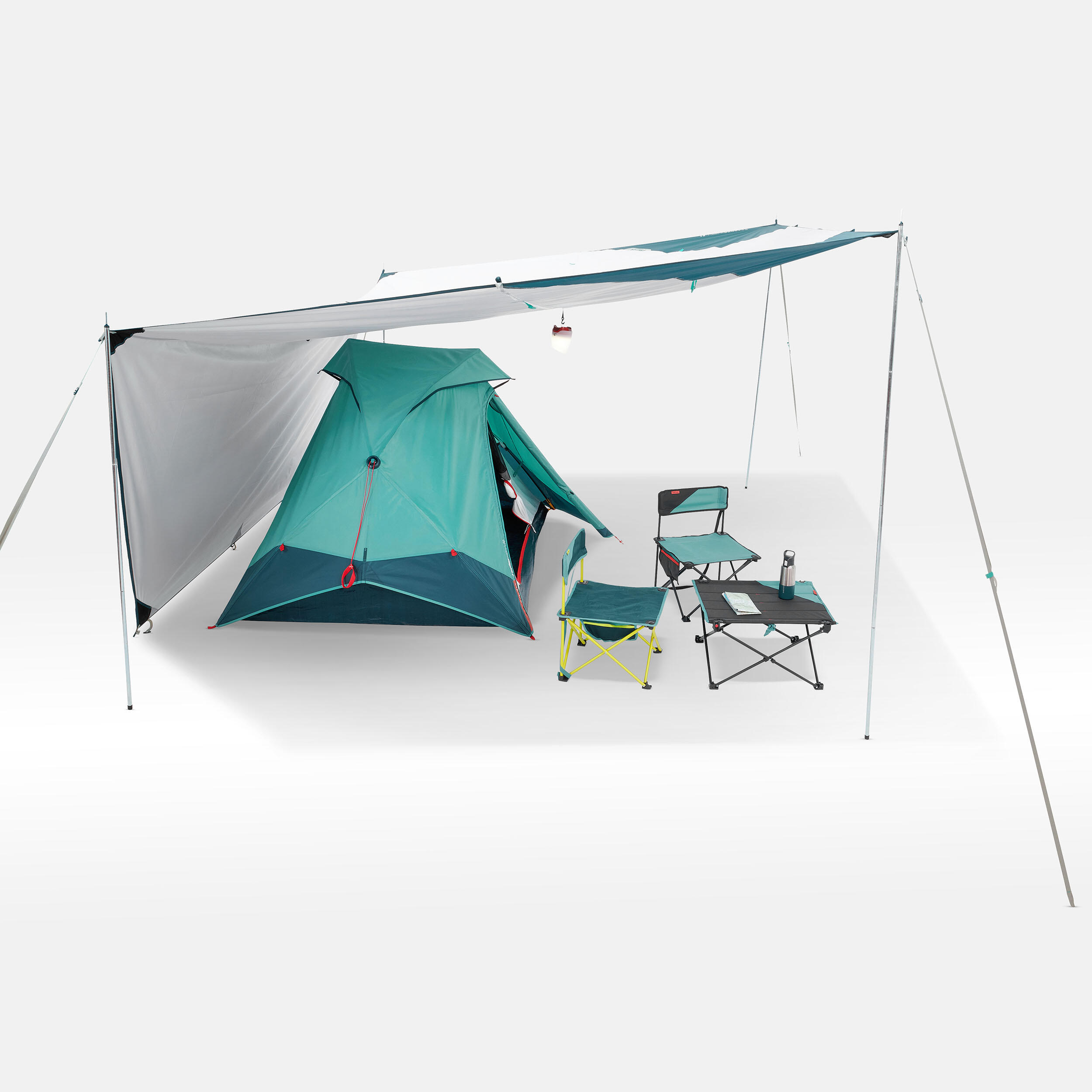 ケシュア　タープ　XL QUECHUA (ケシュア) キャンプ タープ シェルター 多機能 FRESH XL