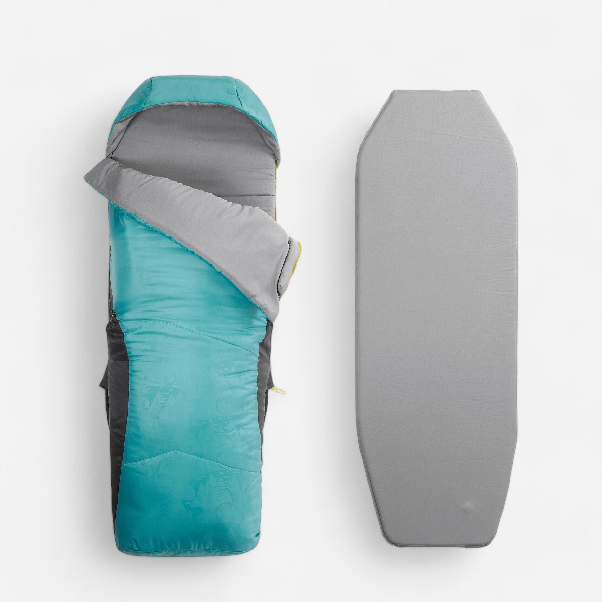 Substituo o meu saco-cama ou colchão ou o chão da minha tenda