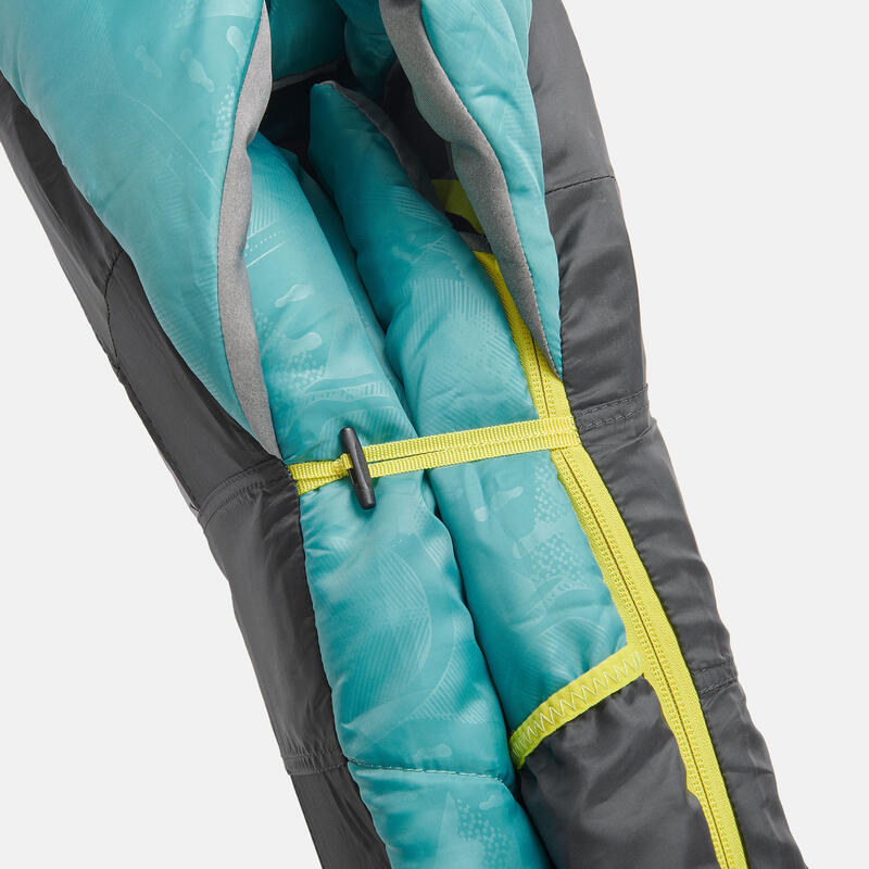 Kids’ 2In1 Sleeping Bag Sleepin Bed Junior 10°C L Blue Decathlon