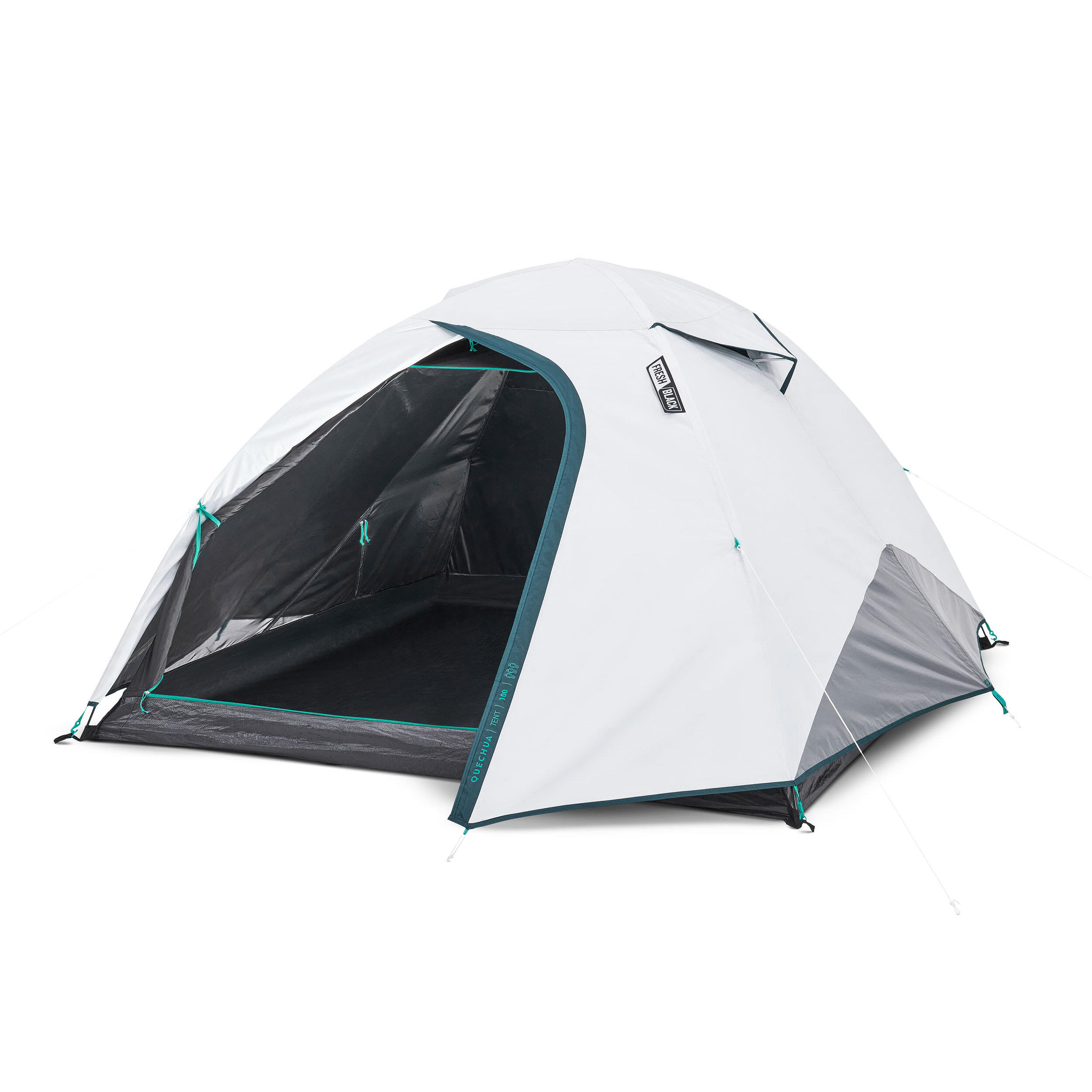 Tente De Camping 2 Seconds Fresh Black 3 Personnes Quechua Decathlon