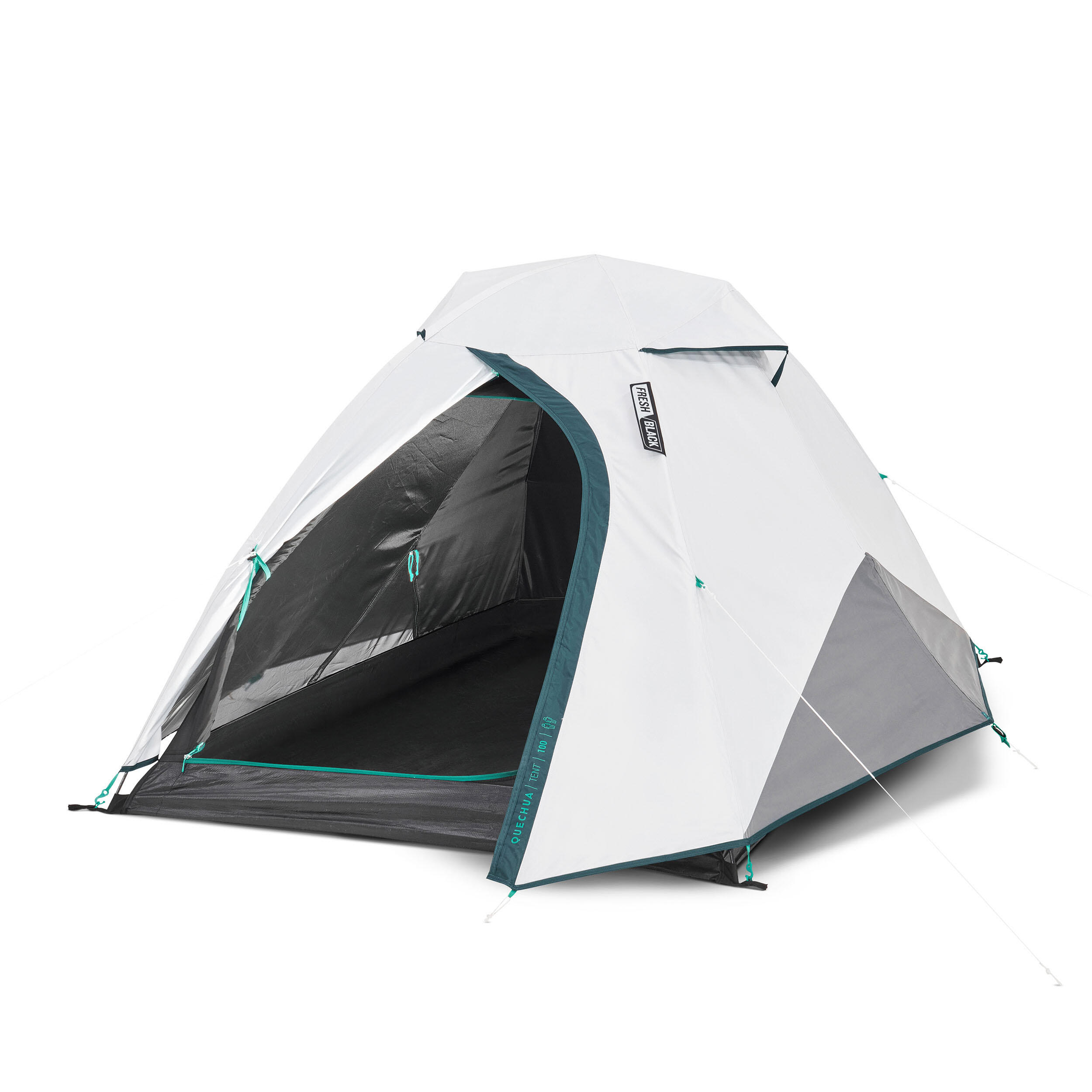 Tenda Campeggio Mh100 Freshblack 2 Posti Quechua Decathlon