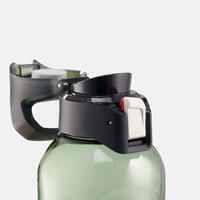 Quick-open (Tritan) plastic Hiking flask MH500 - 0.8 litre - Khaki