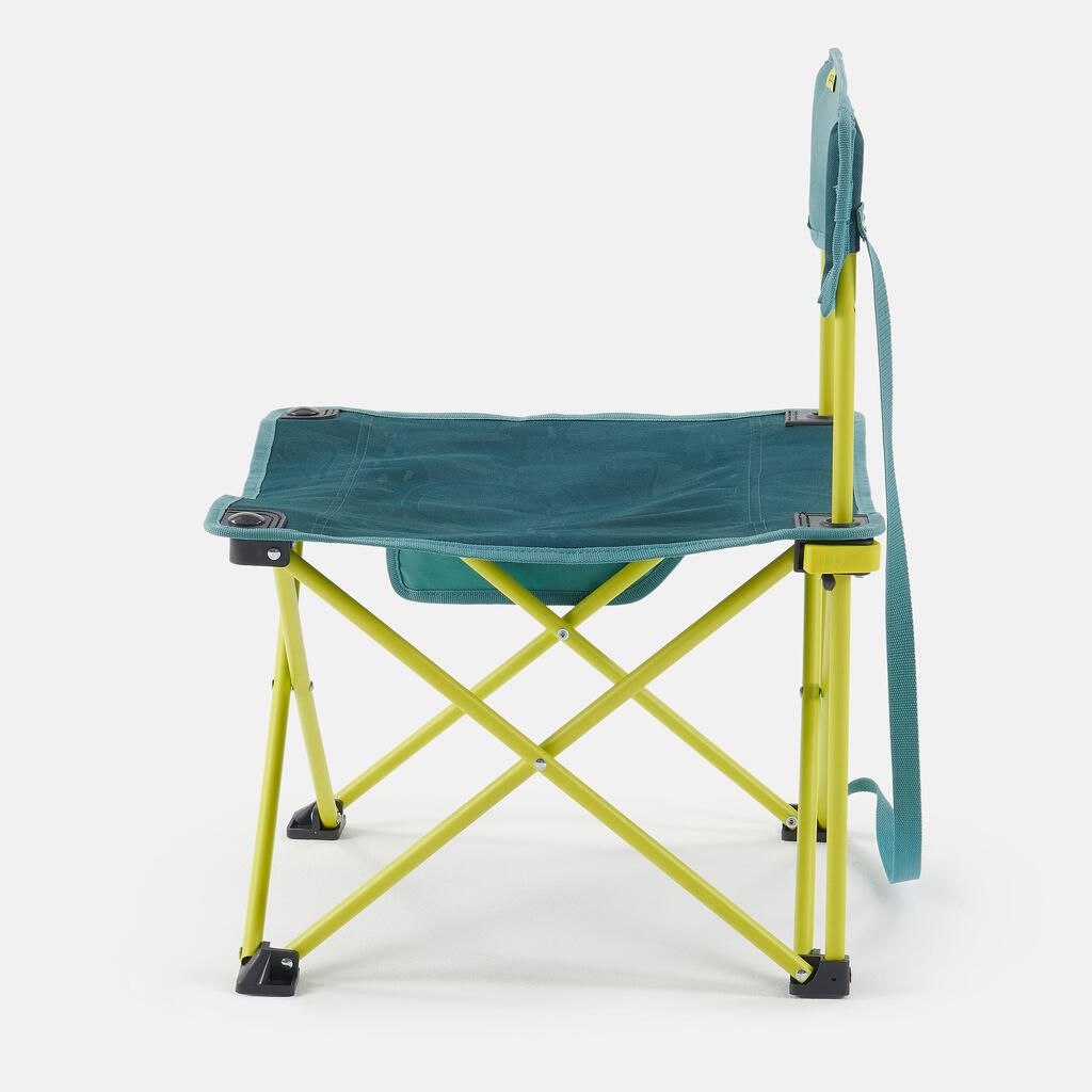 CHAISE BASSE PLIANTE DE CAMPING MH100 Jaune