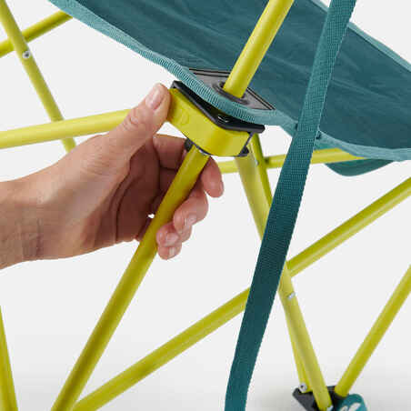 LOW FOLDING CAMPING CHAIR MH100 Yellow