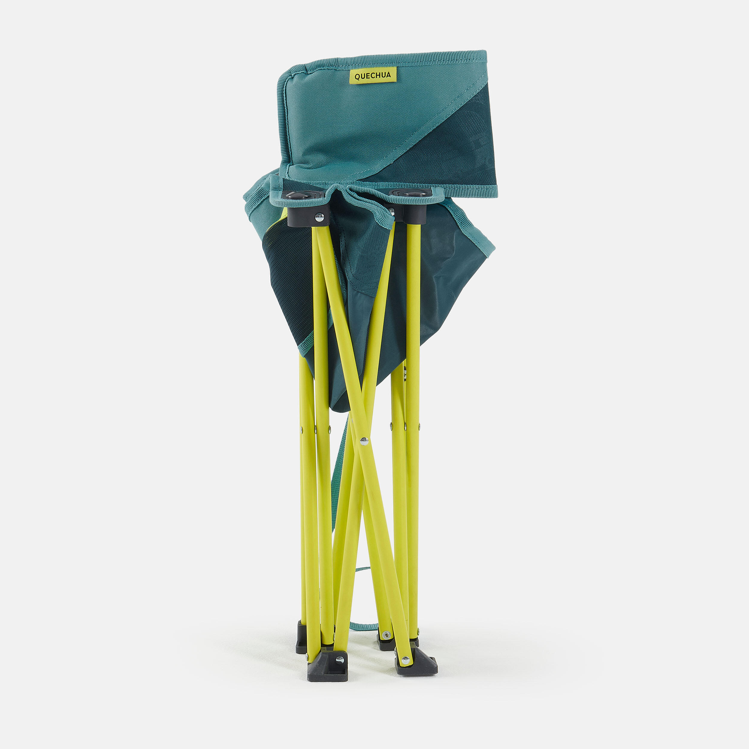 LOW FOLDING CAMPING CHAIR MH100 Yellow 2/11