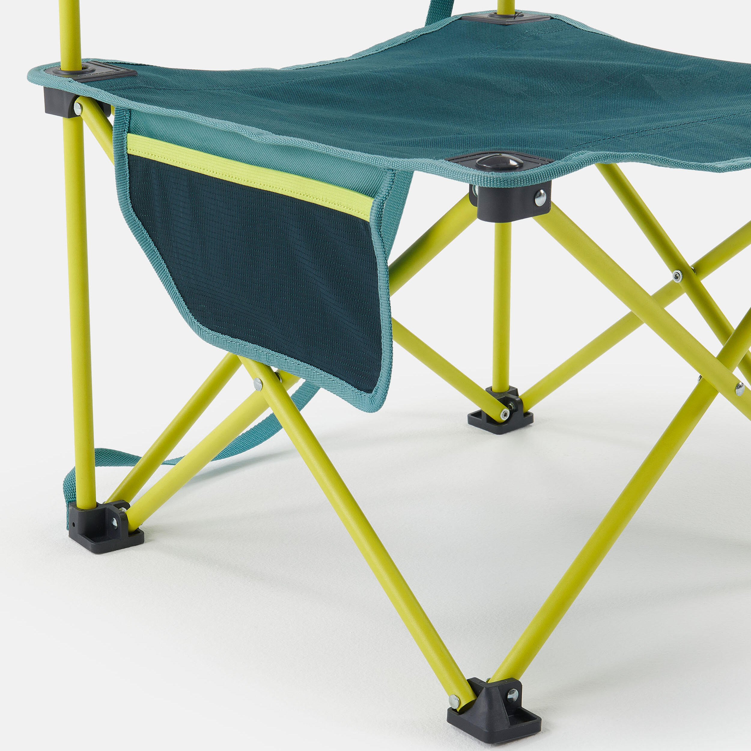 LOW FOLDING CAMPING CHAIR MH100 Yellow 9/11