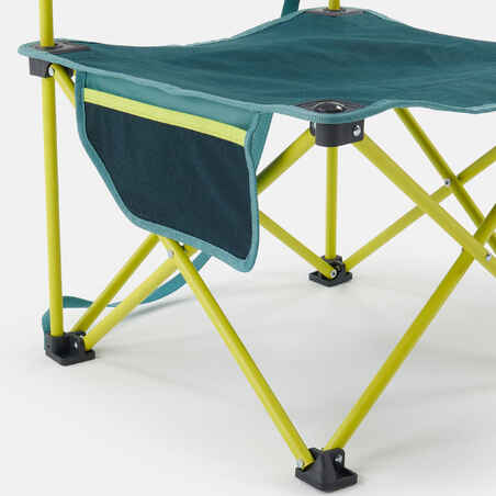 Žema sulankstoma stovyklavimo kėdė MH100, geltona