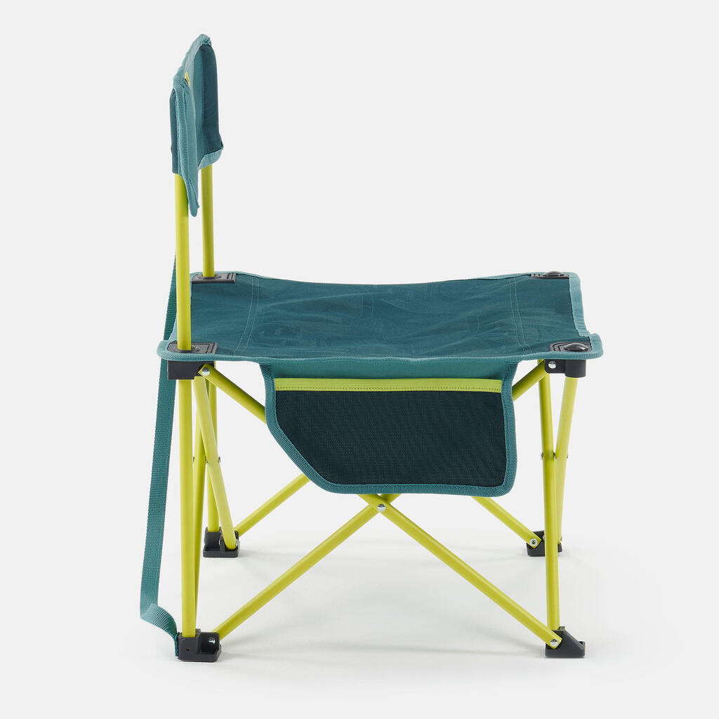 CHAISE BASSE PLIANTE DE CAMPING MH100 Jaune