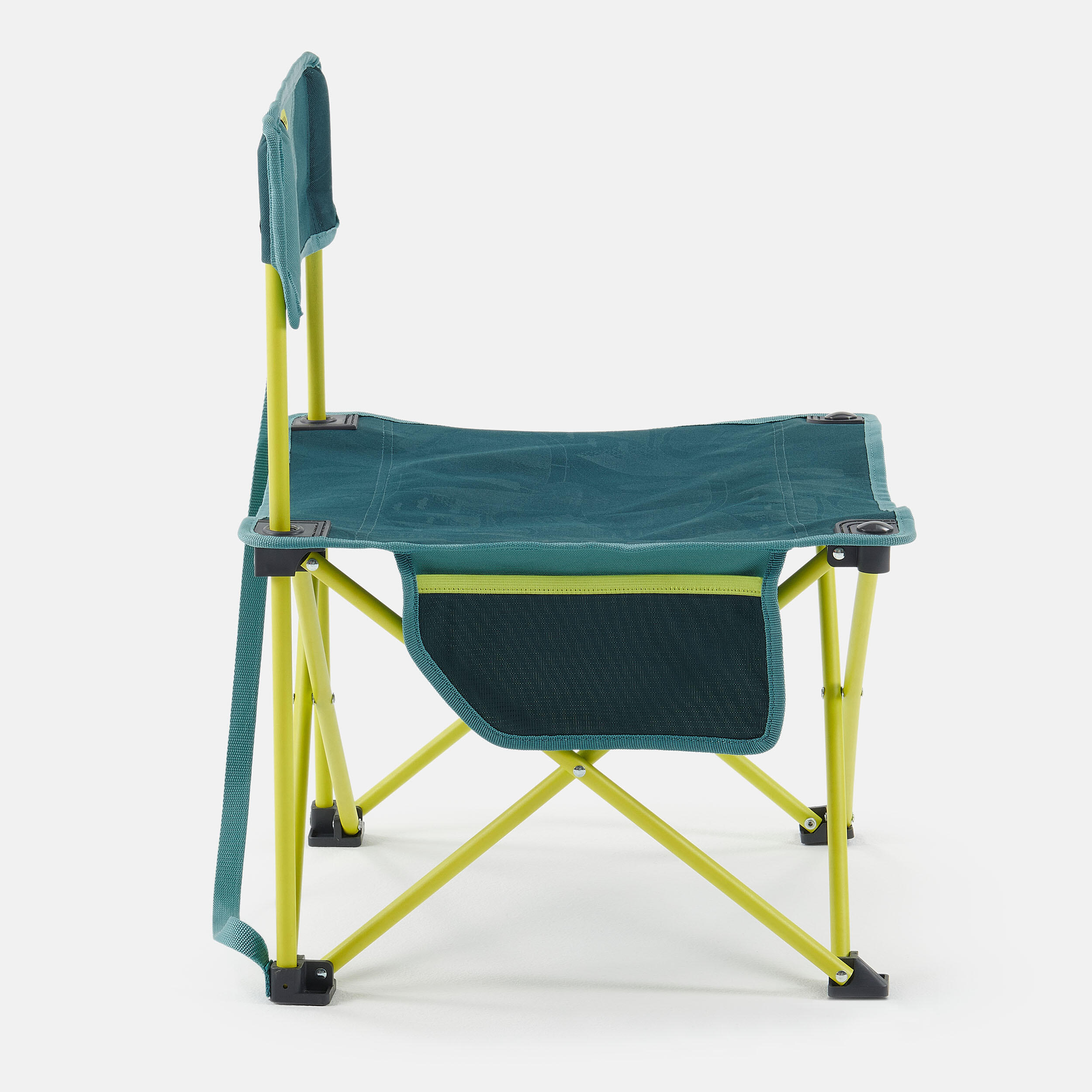 LOW FOLDING CAMPING CHAIR MH100 Yellow 8/11