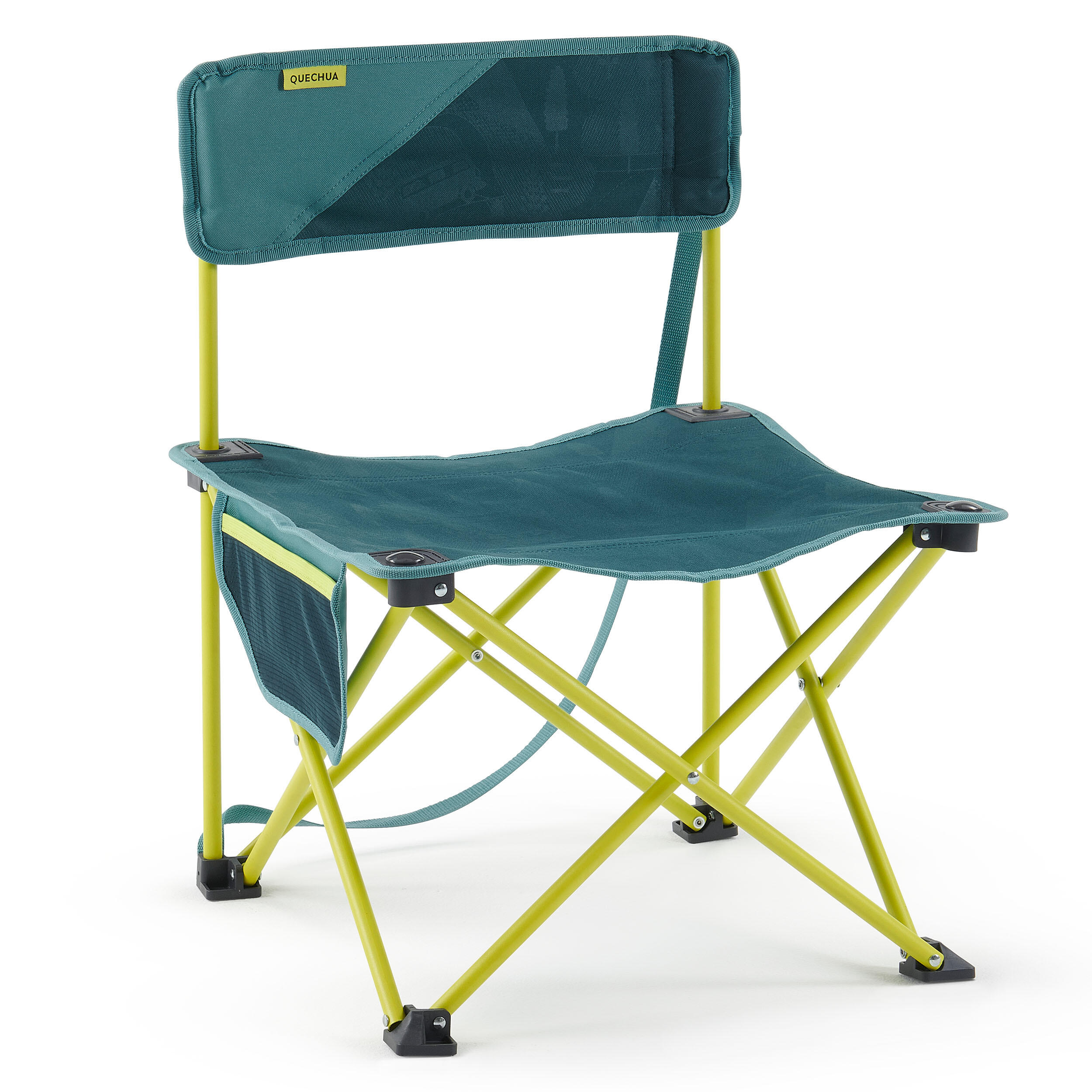 yellow folding chair