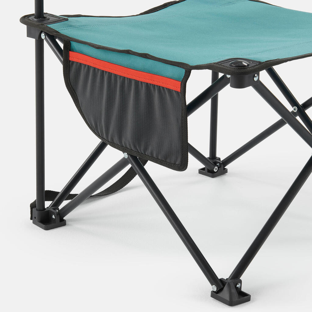 SILLA BAJA PLEGABLE DE CAMPING MH100 AMARILLO  