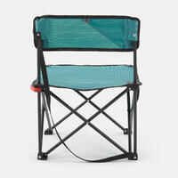 LOW FOLDING CAMPING CHAIR MH100 Blue