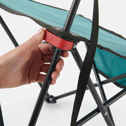 LOW FOLDING CAMPING CHAIR MH100 Blue