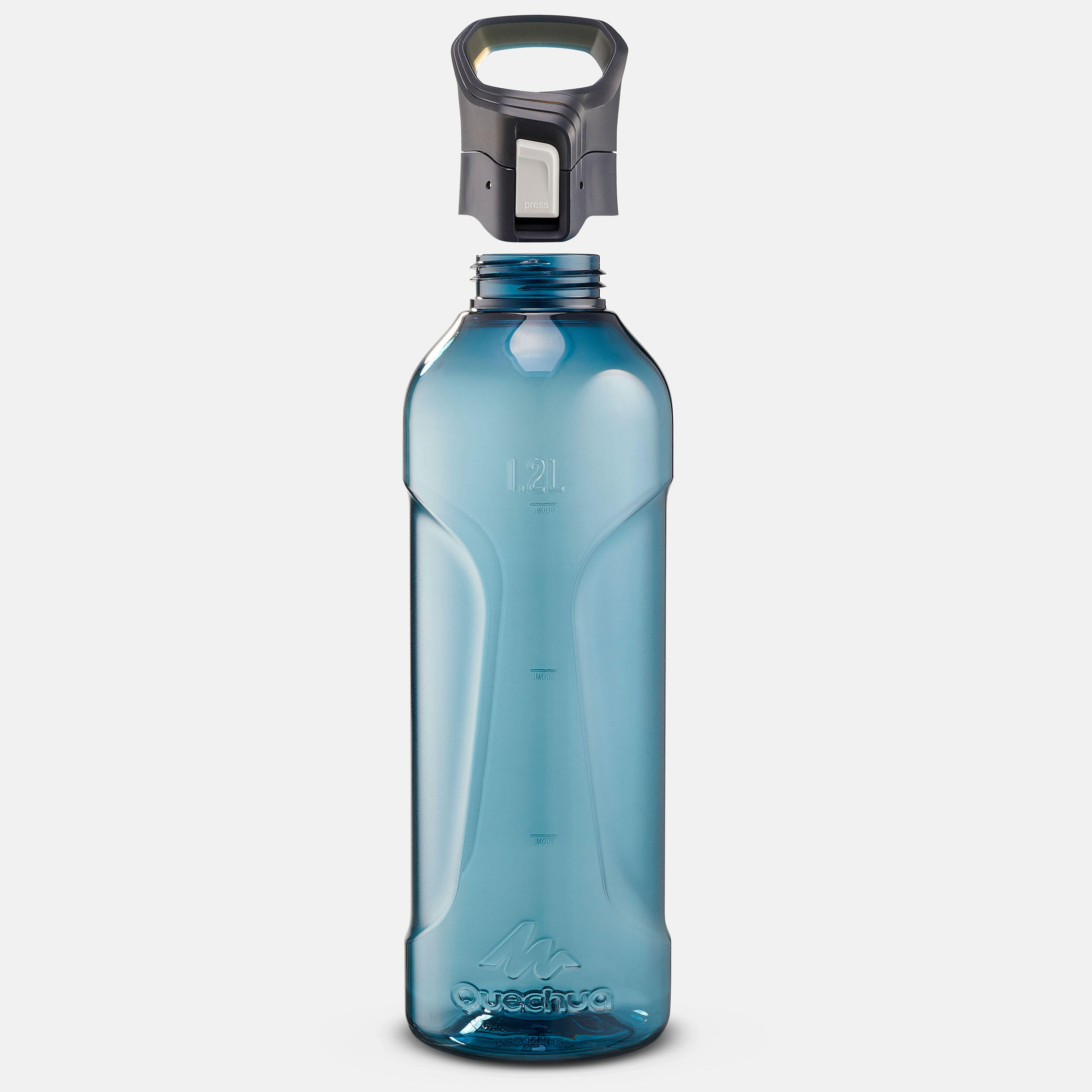 Botella Ecozen 1 2L con tapon de apertura rapida para senderismo
