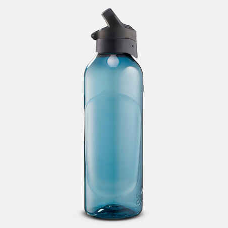Trinkflasche 1,2 L Schnellverschluss Kunststoff Wandern - MH500 Ecozen® blau