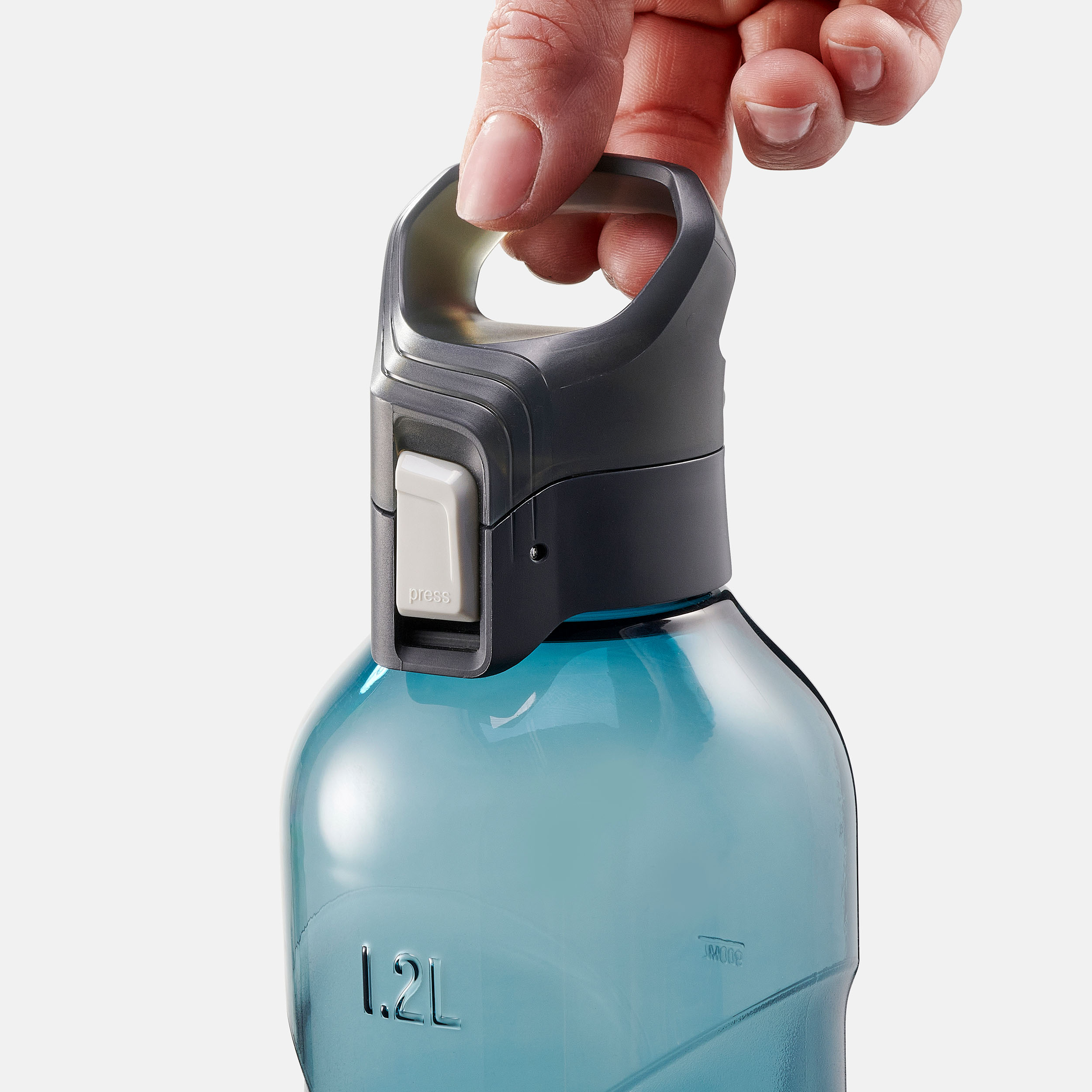 Gourde rando MH500 bouchon ouverture rapide 1,2 litre plastique (Ecozen®)  bleu pour les clubs et collectivités