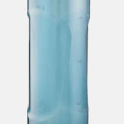 Πλαστικό (Ecozen®) παγούρι πεζοπορίας με καπάκι γρήγ. ανοίγματος MH500 1,2L-Μπλε