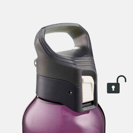 Ecozen®  0.8 L flask with quick opening cap for hiking - Purple