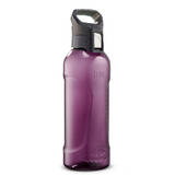 Plastic (Ecozen®) Hiking Flask with Quick Opening Cap MH500 0.8 Litre Purple