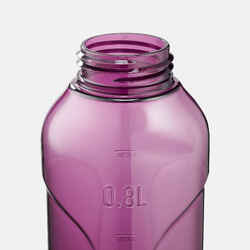 Ecozen®  0.8 L flask with quick opening cap for hiking - Purple