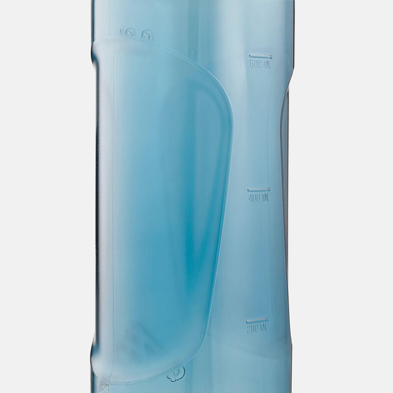 Borraccia trekking MH500 tappo ad apertura rapida 1,2 litri di plastica  (Ecozen®) azzurra QUECHUA