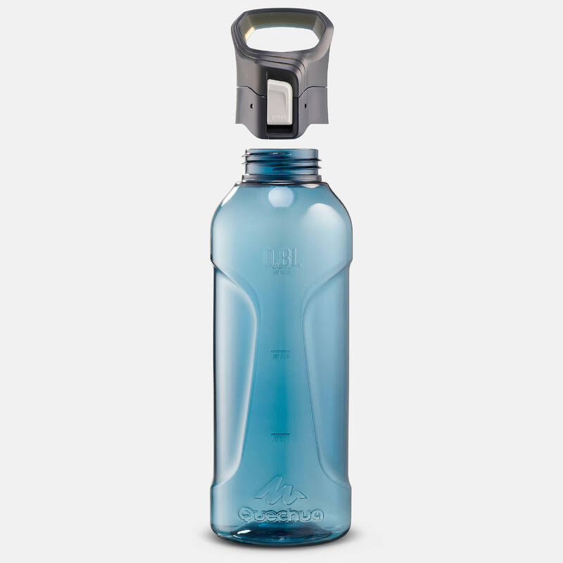 Termo para agua de aluminio 1 litro para senderismo Quechua azul - Decathlon