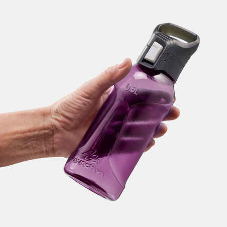 زجاجة بلاستيك (تريتان) للتنزه بغطاء سريع الفتح 0.5 لتر MH500 - بنفسجي