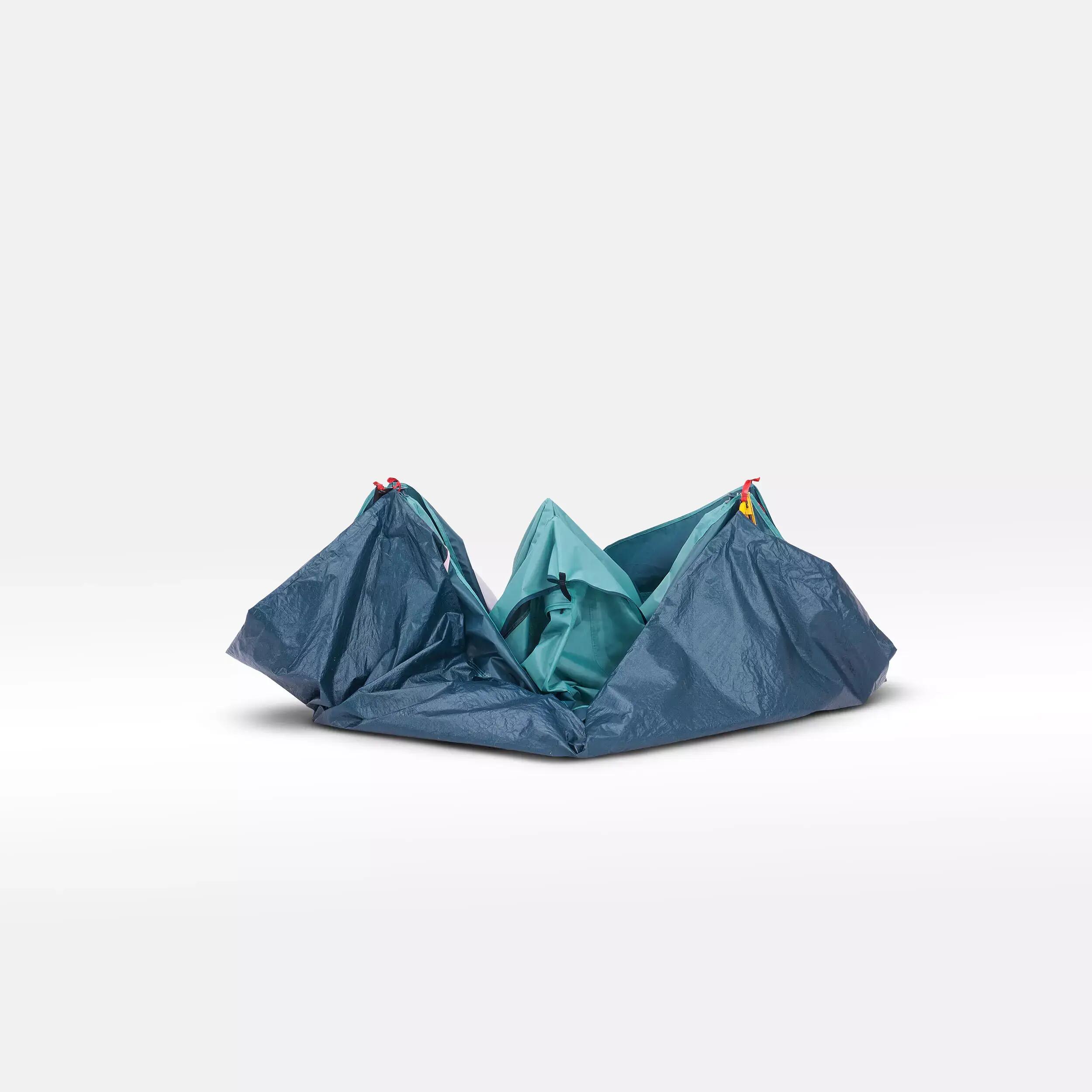 CAMPING TENT 2 SECONDS EASY - BLUE 2 PEOPLE 10/19