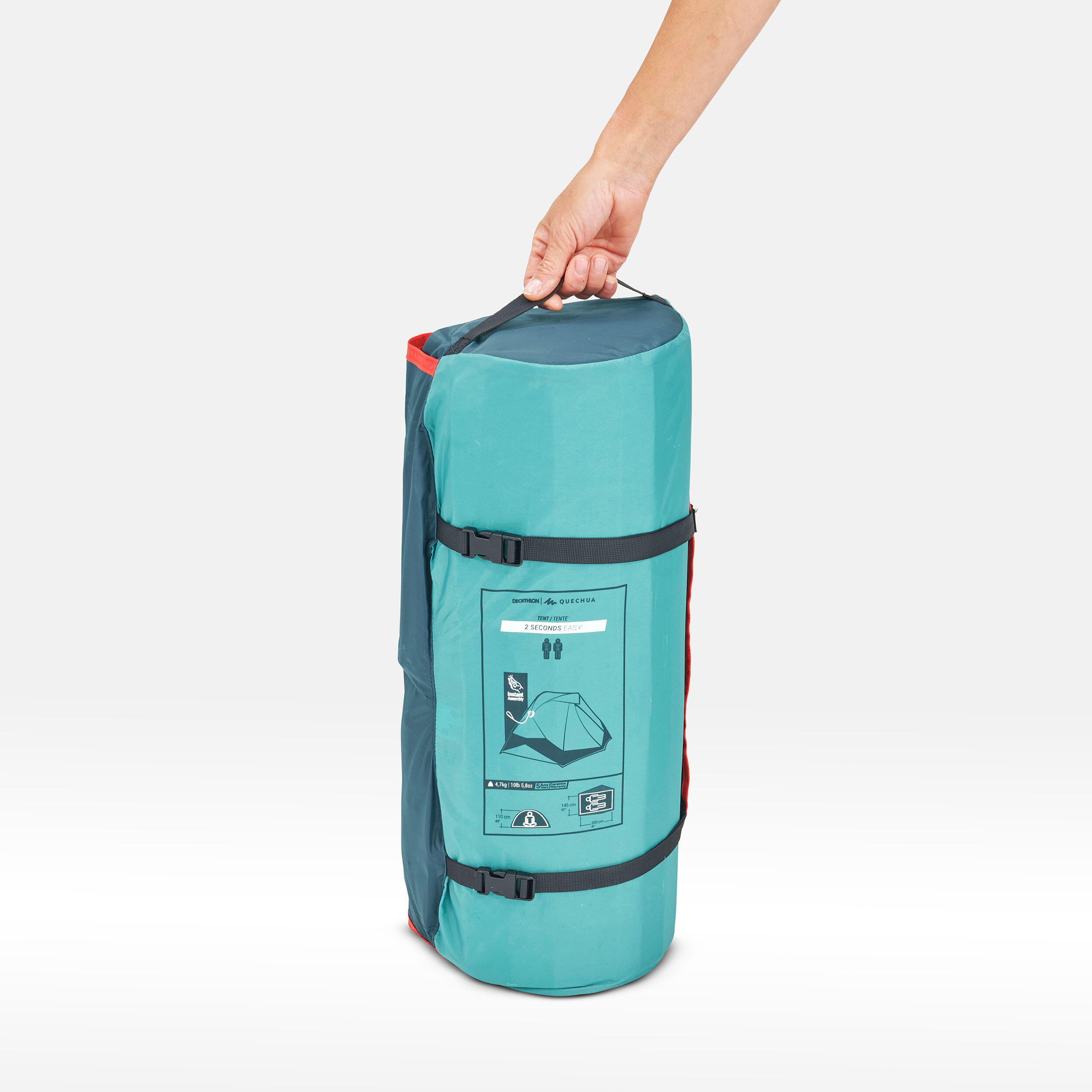 Tente de camping 2 personnes, 2 Seconds Easy - QUECHUA