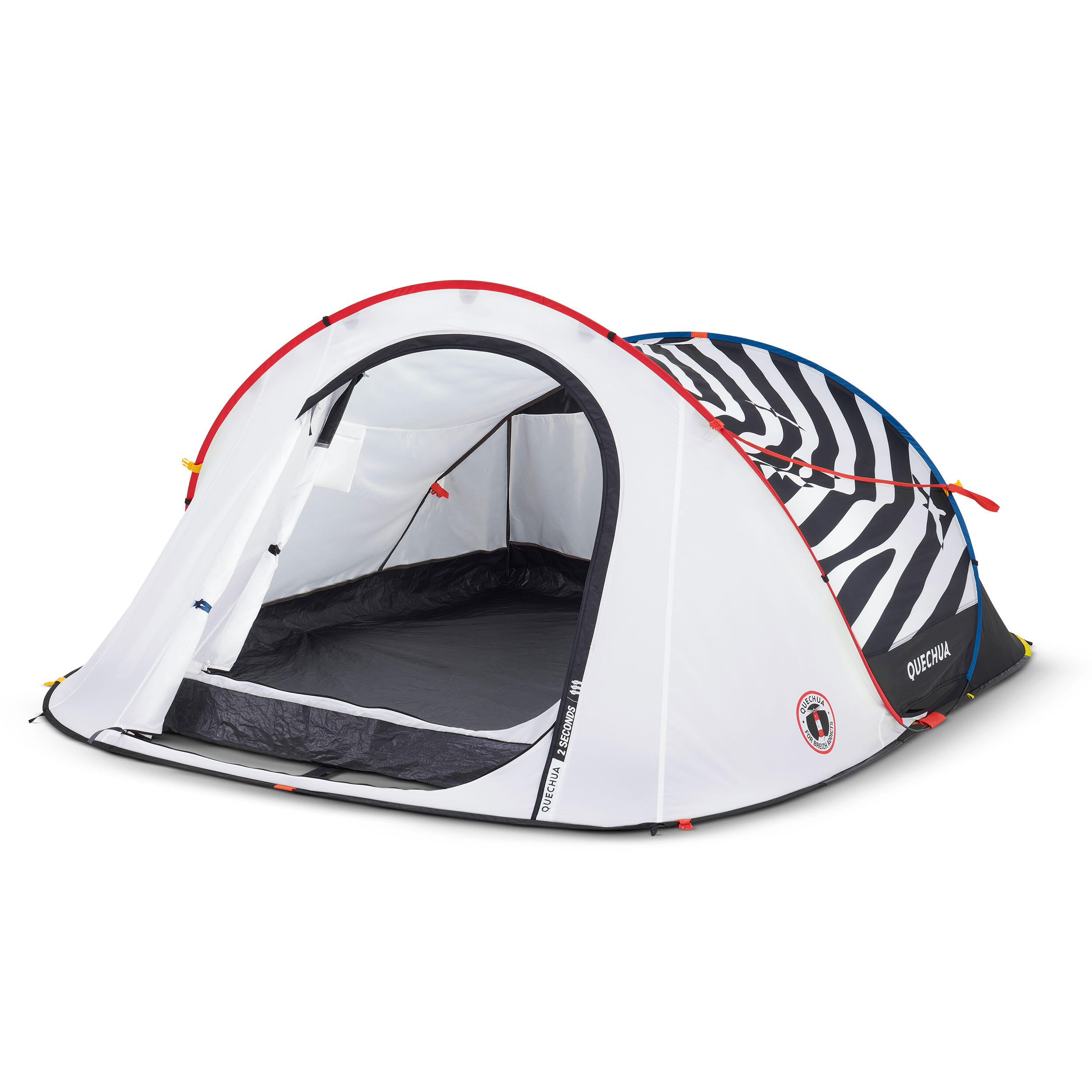 QUECHUA 2 SECONDS CAMPING TENT - LIMITED EDITION BRETAGNE - 3 PEOPLE