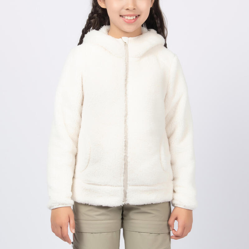 KIDS’ FLEECE JKT CN MH500 White