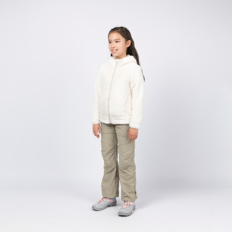 KIDS’ FLEECE JKT CN MH500 White