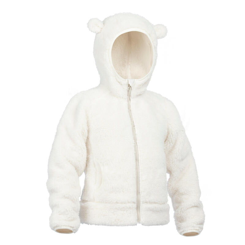 KIDS’ FLEECE JKT CN MH500 White