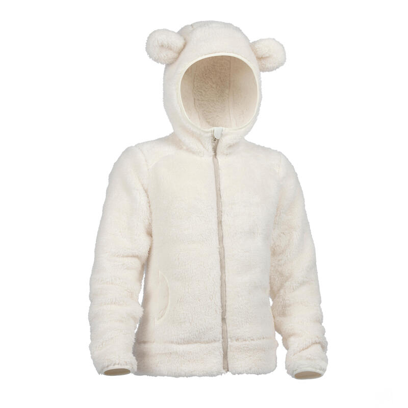 KIDS’ FLEECE JKT CN MH500 White