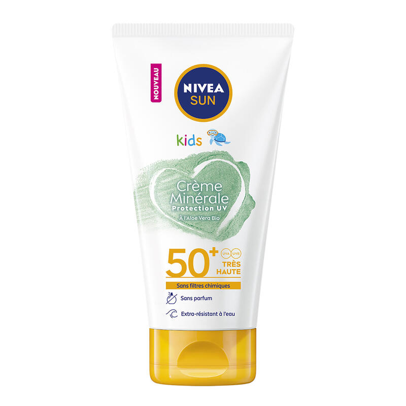 Protección solar con filtros minerales NIVEA SPF50 KIDS 150 ML