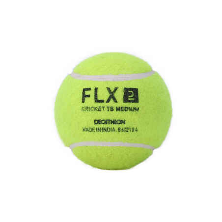 Cricket Tennis Ball TB MEDIUM Lime - Yellow