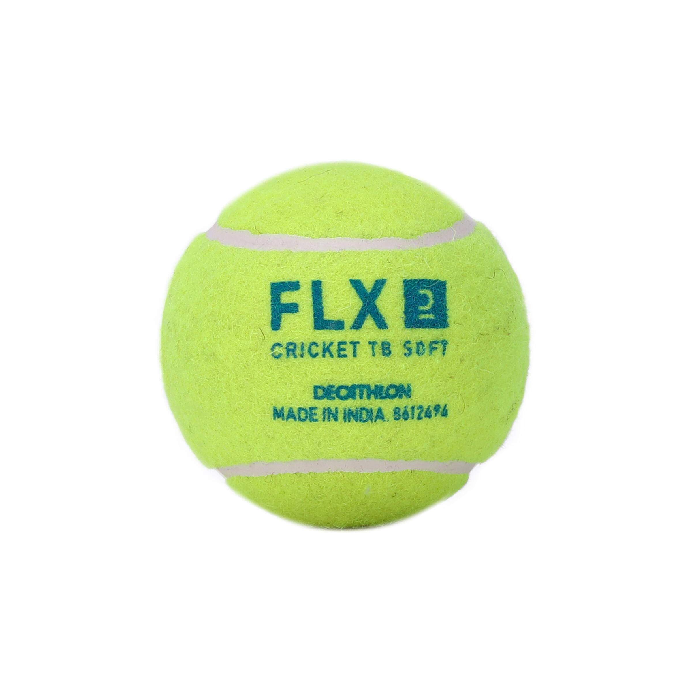 Cricket Tennis Ball TB Soft Flexible & Lightweight -  4