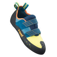 CHAUSSONS D'ESCALADE - VERTIKA SCRATCH ANIS/BLEU