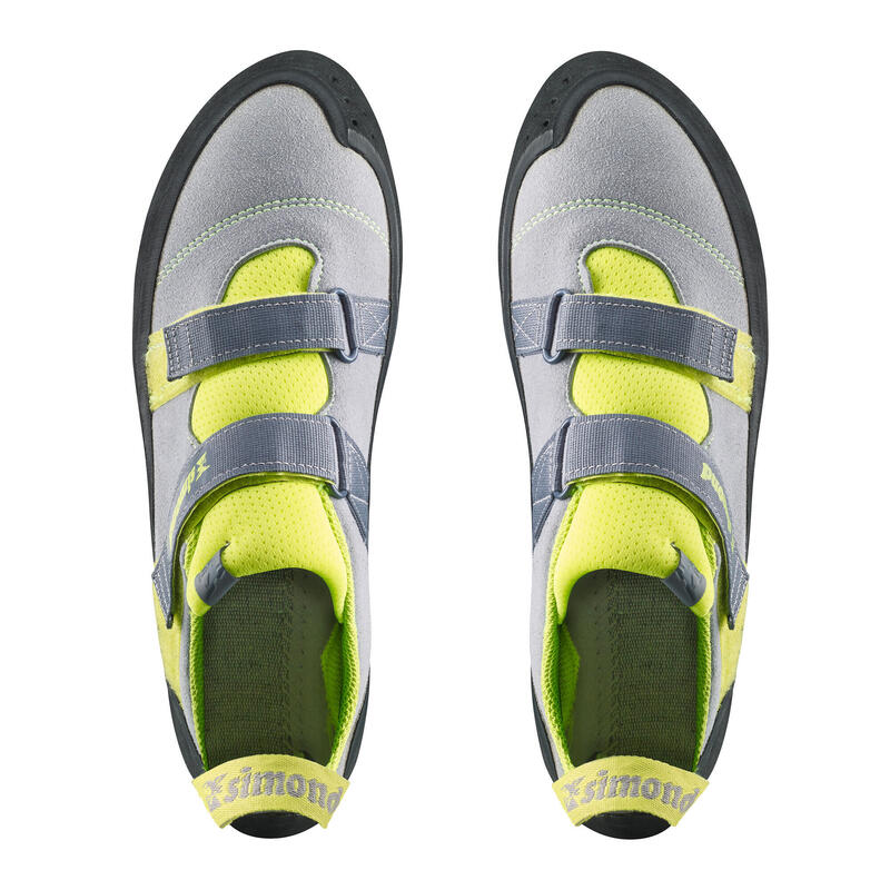 Comfortable rock climbing shoes, grey SIMOND Decathlon