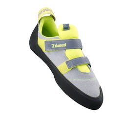 Comfortable rock climbing shoes, grey